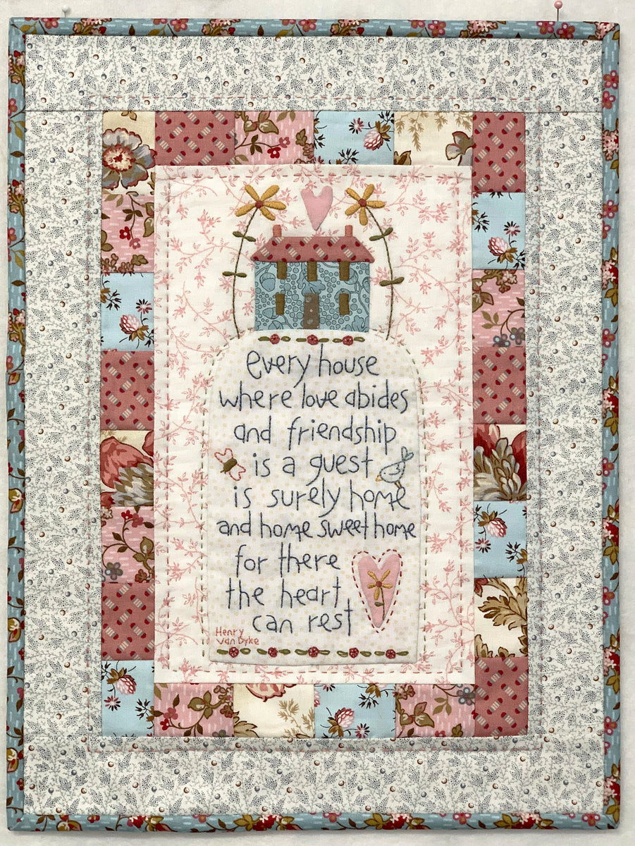 Home Sweet Home Wallhanging Pattern – The Birdhouse Patchwork Designs